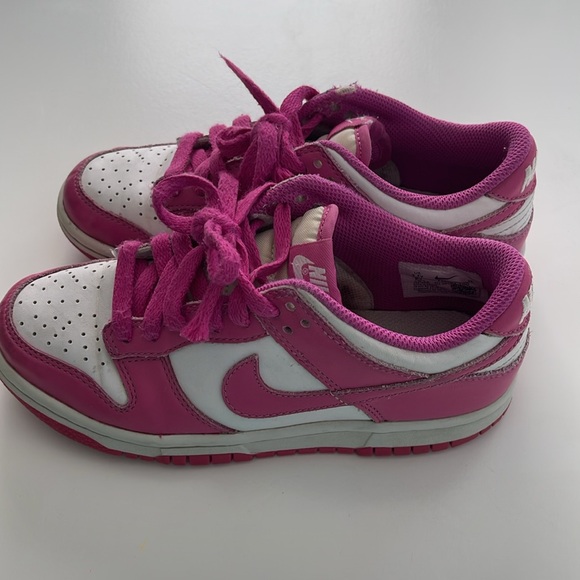 Nike Dunks Kids Pink and White Sneakers - Picture 3 of 6